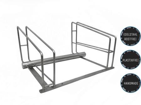 Namor Bügelparker | Fahrradständer für 2 Fahrräder | Made in Germany | Edelstahl Rostfrei | Fahrradhalter | Fahrradparker | Design Produkt