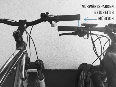 Namor Bügelparker | Fahrradständer für 2 Fahrräder | Made in Germany | Edelstahl Rostfrei | Fahrradhalter | Fahrradparker | Design Produkt