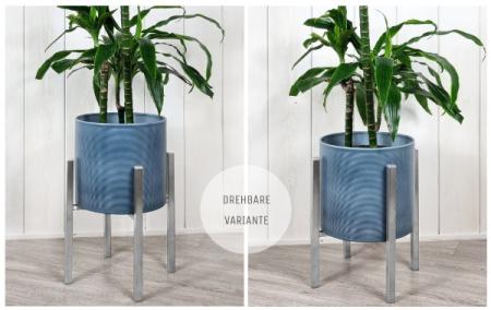 Blumenständer aus Edelstahl | Pflanzenständer Blumentopfständer Blumenhocker V2A | made in Germany